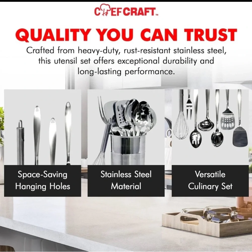CHEF CRAFT premium stainless